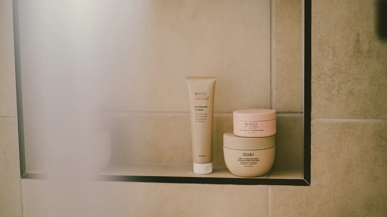 Underarm hair for men — trim, shave, wax, and laser all compared side by side on a clean bathroom counter with razors, trimmer, and IPL device